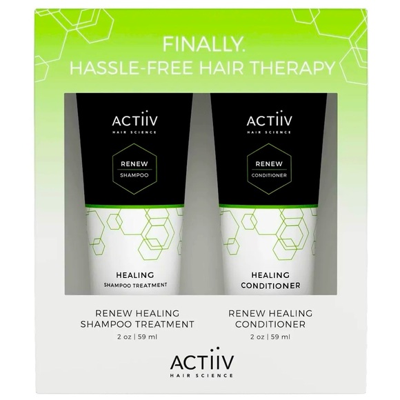 ACTiiV Hair Science Renew Healing Shampoo & Conditioner 2 Oz Duo - Picture 1 of 2